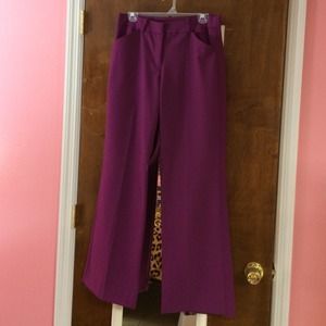 Beautiful plum dress pants