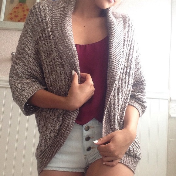 ❌SOLD❌Express Oatmeal Cardigan
