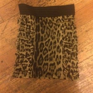 REDUCED!✨Small cheetah bodycon skirt