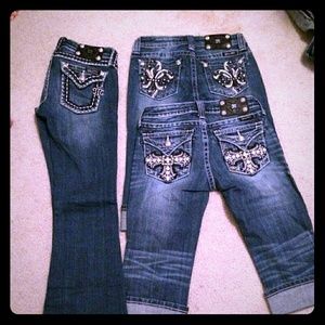 Two pair of size 12 capris