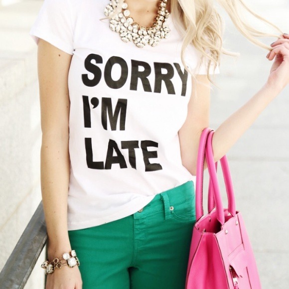 Brand New Sorry I'm Late Tee