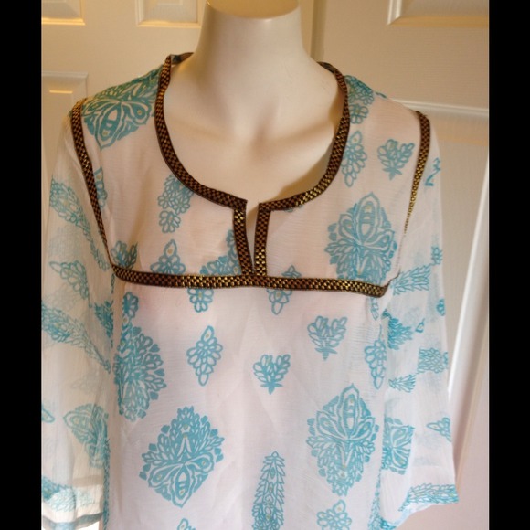 ππHOST PICKππSheer boho blouse. - Picture 2 of 2
