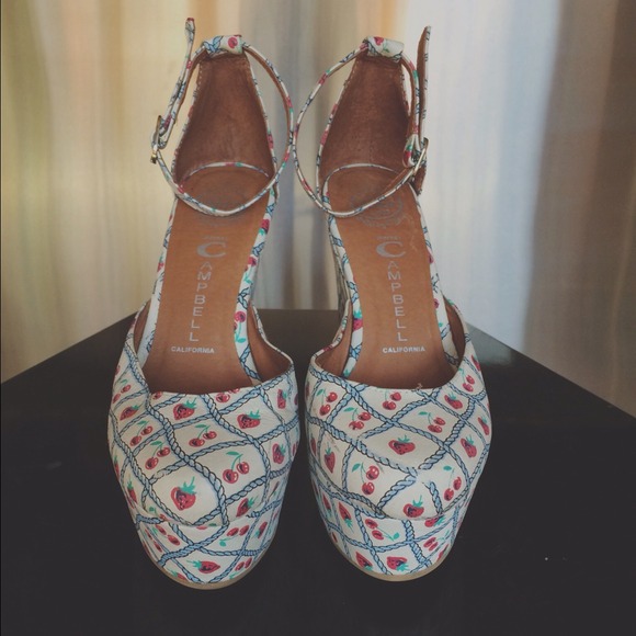 Jeffrey Campbell Wedge With Ankle Strap