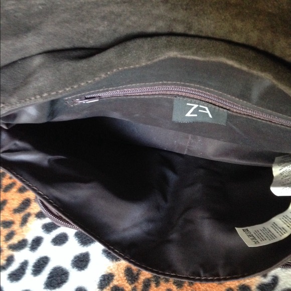 SALE! SMALL LEATHER/SUEDE PYTHON ZARA HANDBAG - Picture 3 of 4