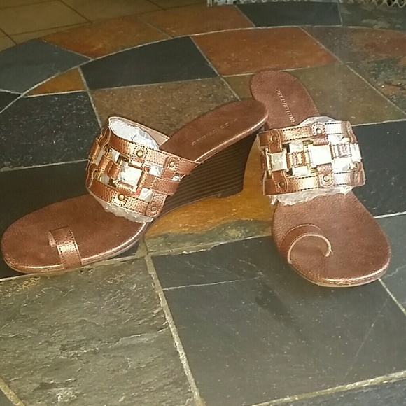 Stylish Brown Wedge Sandal