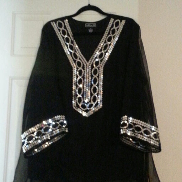 Sequin Plus Size Tunic