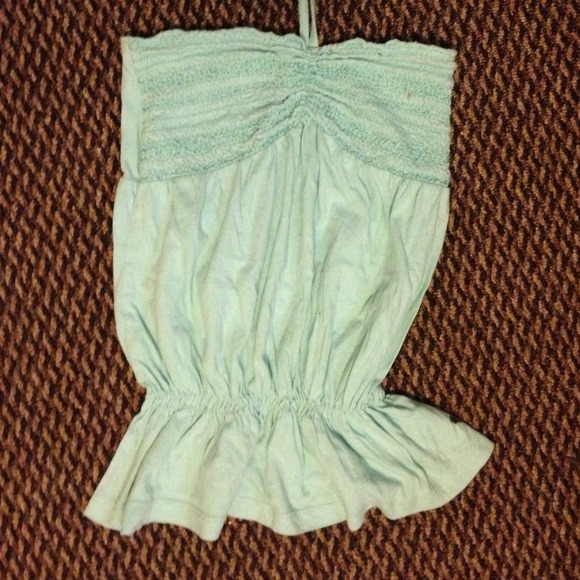 Strapless top