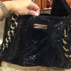 Michael kors black hand bag