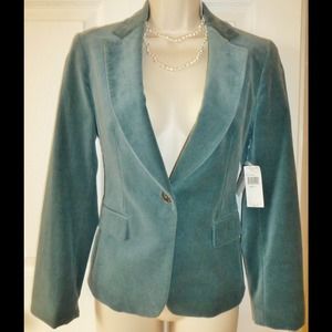 Classy Tahari Seafoam Colored Blazer / Jacket