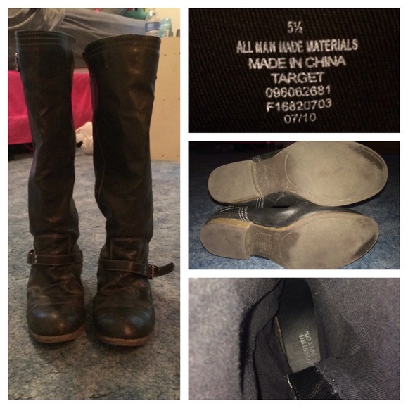 Black Knee Length Riding Boots