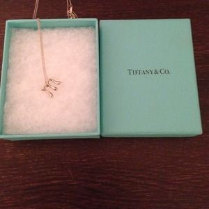 Tiffany's 'M' Necklace