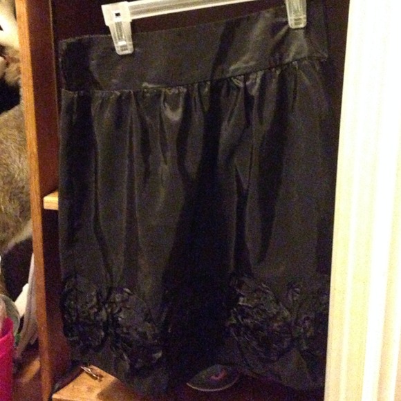 Black skirt