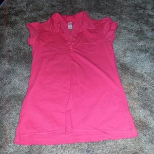 Bottom up collar tee