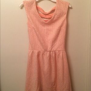 Peach Dress