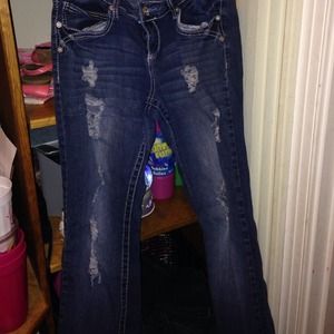 jeans with holes