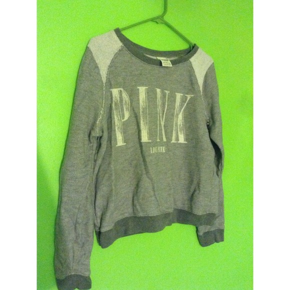 Crew neck Victoria's Secret Pink grey sweater