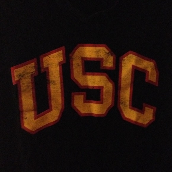 USC® Black V-neck - Picture 2 of 2