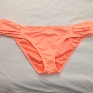 Victoria's Secret orange bikini swim bottoms