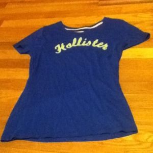 Dark Blue Hollister Brand Top