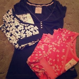 3 cute Hollister shirts!