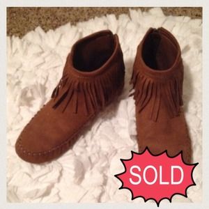 Fringed Suede Shoes