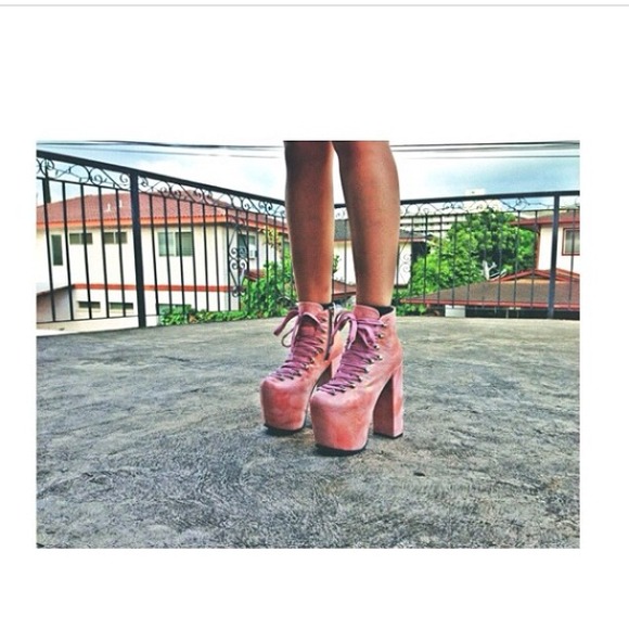 Unif hellbound platform shoes