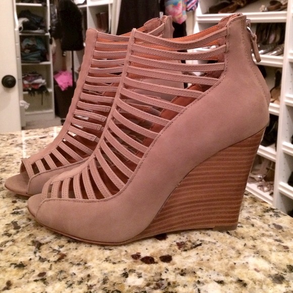 Rebecca Minkoff Shoes - Rebecca Minkoff Peep Toe Wedge Sandals