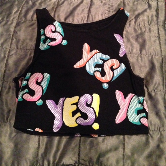 🚫bundled🚫Topshop colorful crop top - Picture 3 of 4