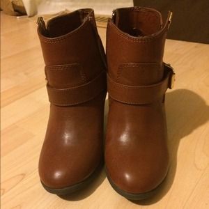 Brown booties