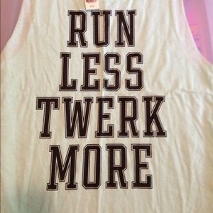 VS PINK twerk more tank