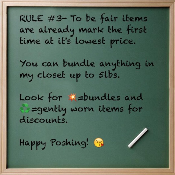 📋RULES OF THE KLASĒ LADY'S CLOSET - Picture 4 of 4
