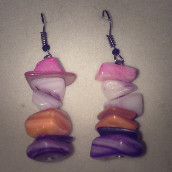 Multicolored earrings - Picture 1 of 1