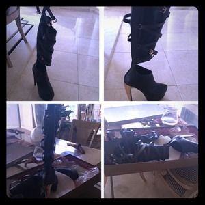 Thigh high boutique boots😍😍