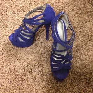 Royal blue Aldo heels
