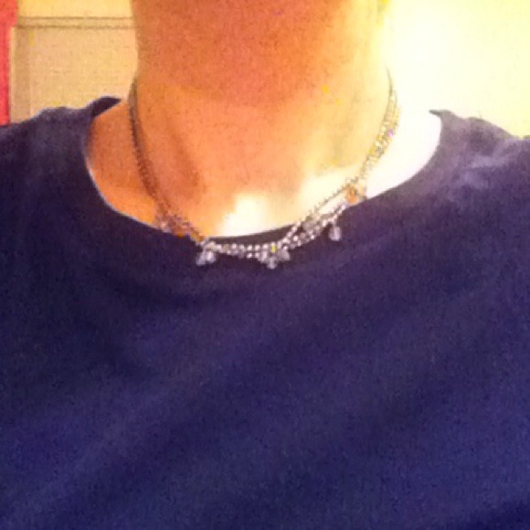 Light Blue Stone Beaded Necklace