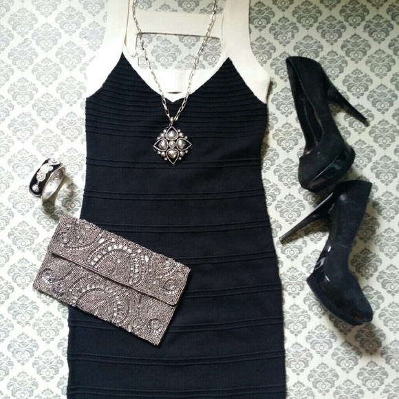 NWOT Colorblock Bandage Dress