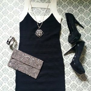 NWOT Colorblock Bandage Dress