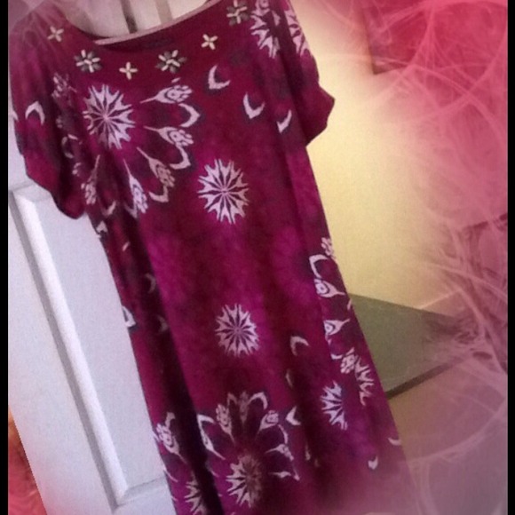 🌺🌺 Burgundy Floral Dress🌺🌺