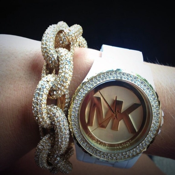 J. Crew Classic Pave Link Bracelet