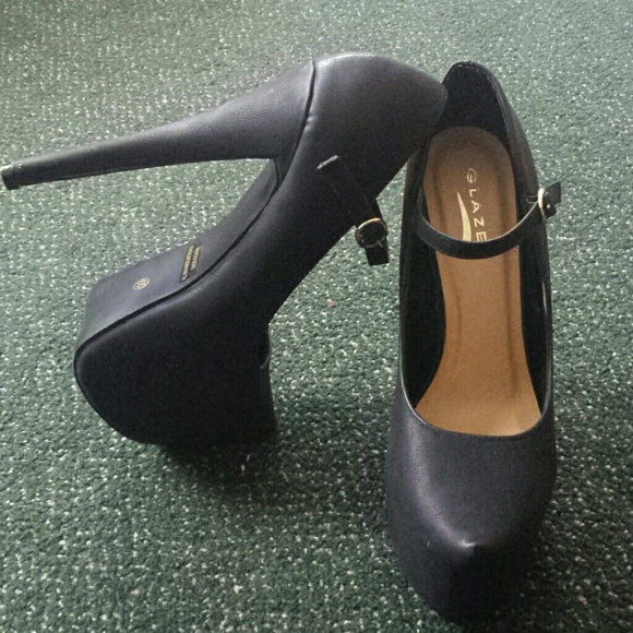 Glaze top notch heels