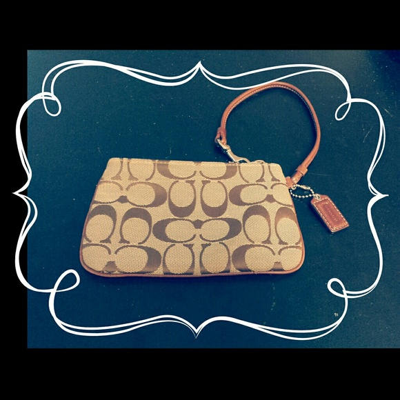 Authentic Coach Wristlet