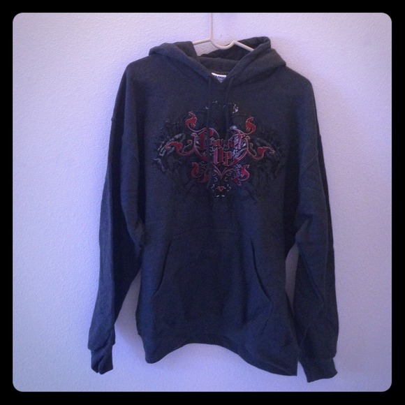Deep Grey Cowgirl Up Hoodie