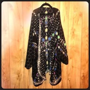 Printed kimono