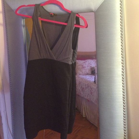 Black n gray dress