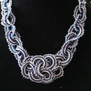 Japanese style necklace with Crystal clasp NWOT