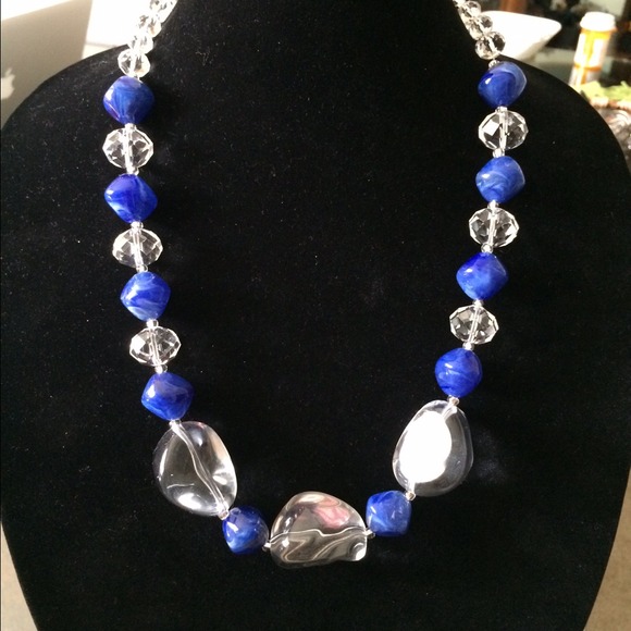 Acrylic bead necklace . NWOT