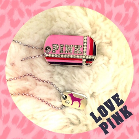 Sold🚫Victoria's Secret dog tag necklaces