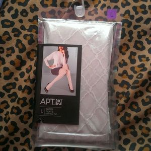 Apt.9 gray printed tights