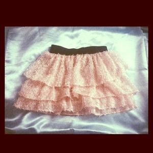 💖FREE GIFT💖 H&M Champagne Pink Bubble Skirt
