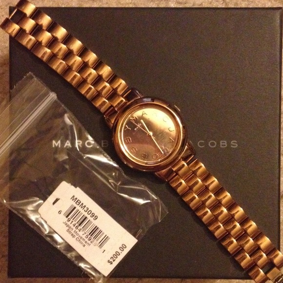 Marc By Marc Jacobs rose gold watch